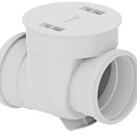 Válvula de retención de PVC Serie Normal, de 100 mm a 150 mm.